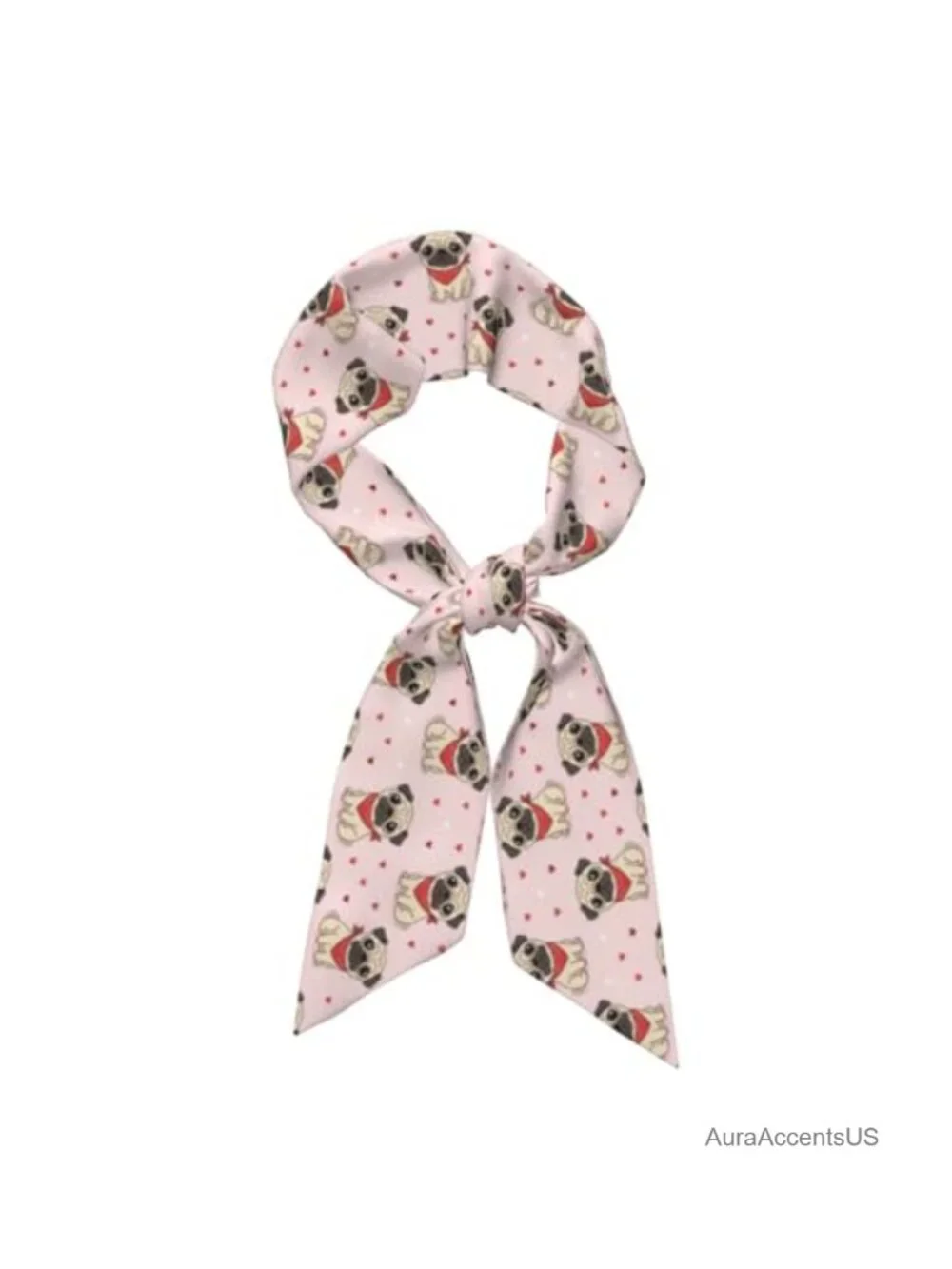 Silk Satin Neck Scarf Ribbon Hair Tie Versatile Women Accessory 47x3